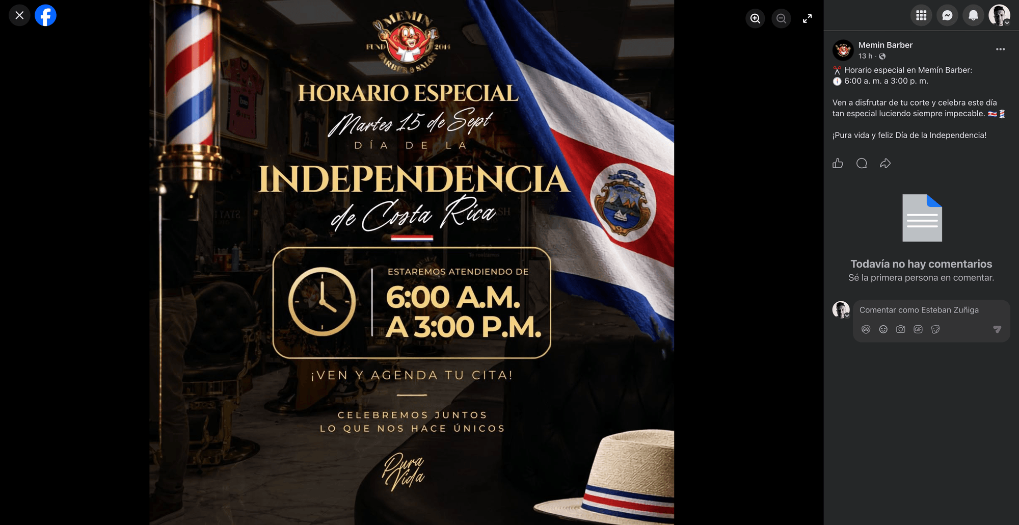 Horario especial Día de la Independencia